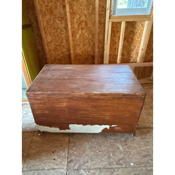 Antique Cedar Chest with Bottom Drawer W24" L 42" H24" 