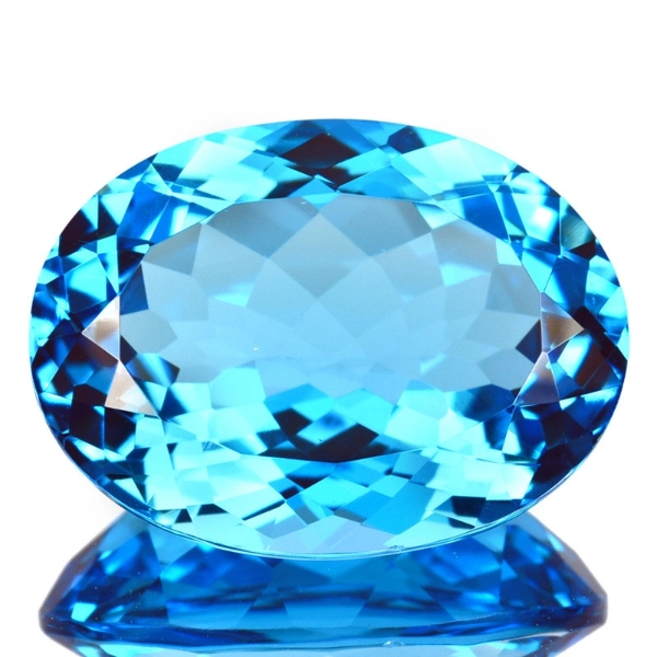 ($9,353 Appraisal) - 37.41 ct Certified Royal Blue Topaz gemstone 