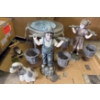 Image 1 : Lovely Yard Decor Incl. Boy & Girl Figures (25T), Tables, Dog and More 