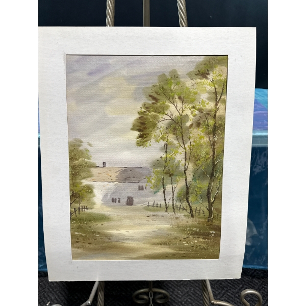 Signed Original Watercolour 11.5Wx15.5H