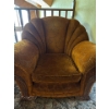 Image 2 : Retro Burnt Orange Super Comfy Couch With Carved Wooden Legs and Side Pieces L84" H32" D22" x2 Match