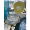 Image 4 : Kitchen Essentials Lot: Aprons, Platters, and Plates