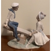 Image 5 : LLADRO Porcelain Sailor Sea Saw Sitch 10x9