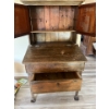 Image 4 : Late 1800s riding desk with storage cupboards, original key very nicely hand built with dovetail and