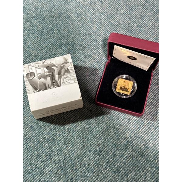 2010 $3 Square Coin - Polar Bear