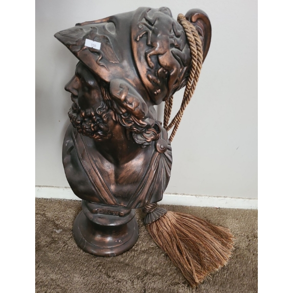 Plaster Bust of Zeus 22 T