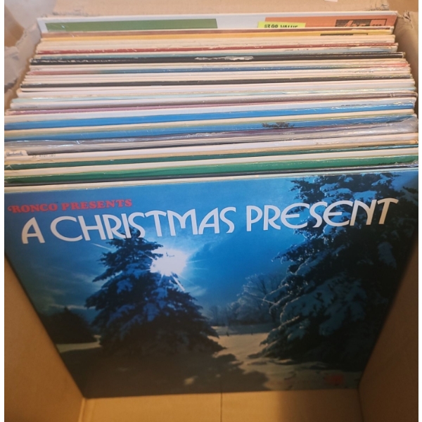 Box of Records Including: Hank Williams, Buddy Knox and More!  Scroll Photos to See Records