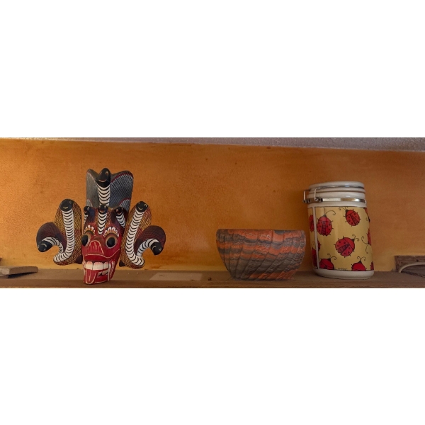 Assorted Kitchen Decor Pieces Incl. Terracotta, Cookie Jars, Clock & More! 