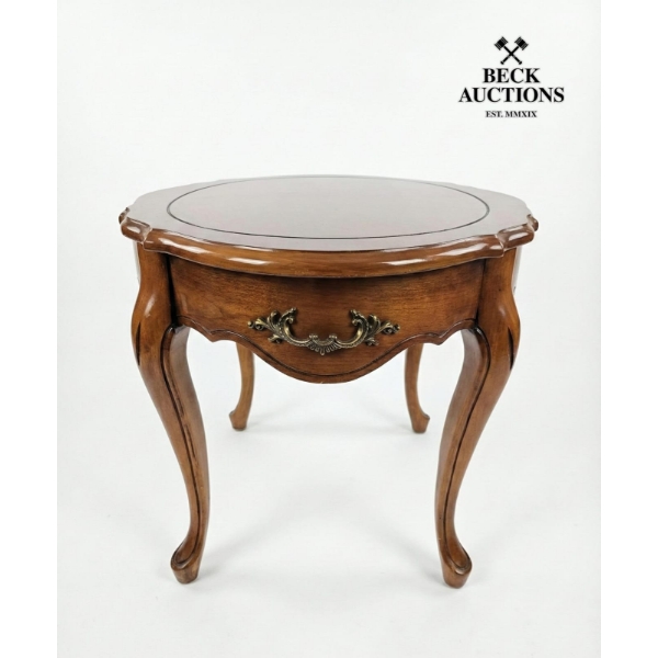 French Provincial Style Side Table 21 x 28 x 21T