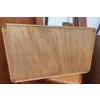 Image 12 : 10ft x 26in Teak Headboard With Attached Night Tables and Lights