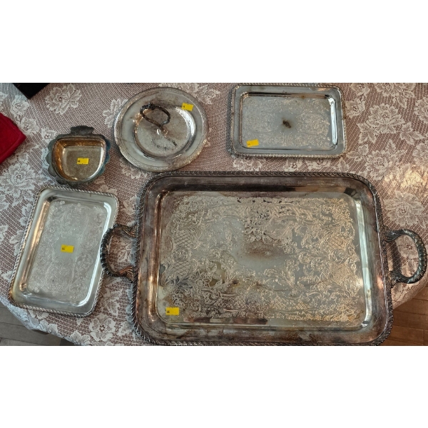 Copper Silver Plated Kitchenware Set 