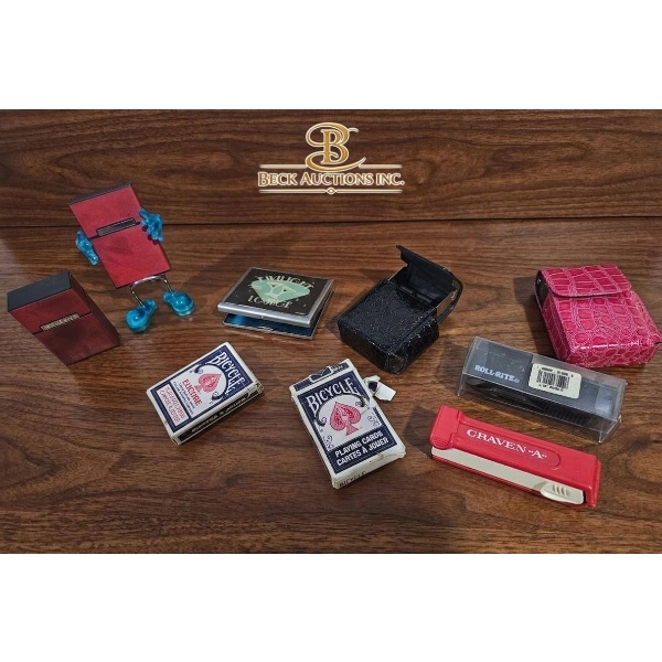 Cigarette Cases, Playing Cards, and Accessories