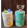 Image 1 : Swarovski Crystal Figurines: Bear with Heart and Two Fish with Original Boxes