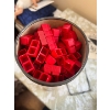 Image 4 : vintage cardboard tube of Sta-Lox miniature building bricks, a collectible toy set originally produc