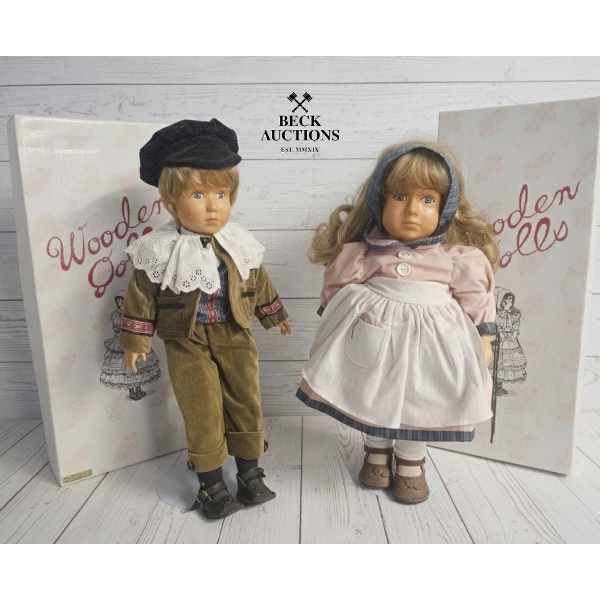 TWIN PORCELAIN DOLLS