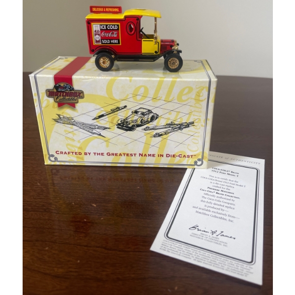 1912 Model T Coca Cola Matchbox Collectibles