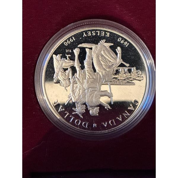 1990 $1 Henry Kelsey Tricentennial - Silver Dollar Proof