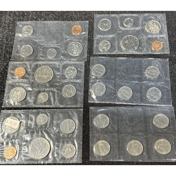 Collection of Canadian Uncirculated Coin Sets