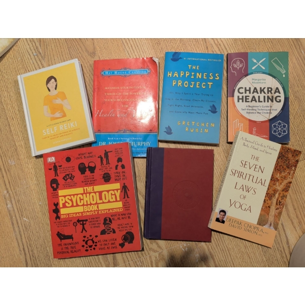 Self Help Books - Psychology Chakra Healing 7 Spiritual Laws Of Yoga Reiki & More