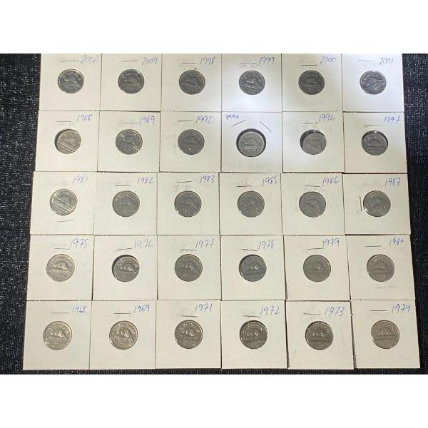 Assorted Nickels