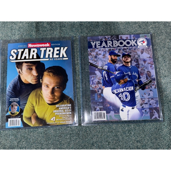 Newsweek Star Trek and Blue Jays Magazines