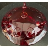 Image 4 : Cranberry Glass: Candy Dish, Royal Ruby Red Pinched Glass, and Royal Ruby Red Serving Dish