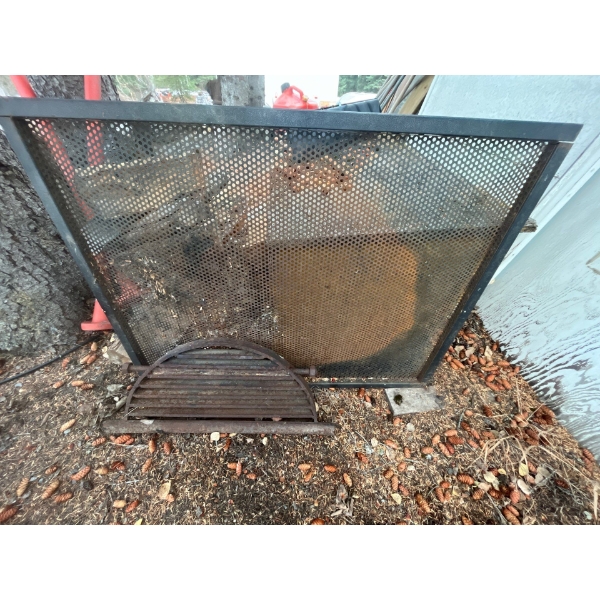  two iron cooking grates for your fire pit