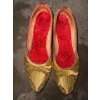 Image 2 : Special Occasion Footwear - Gold Flats Platform Loafers & More Size 9