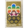 Image 4 : 1976 Day of Issue Montreal Olympic Coin & Stamp 92.5% Silver 48.6 Grams