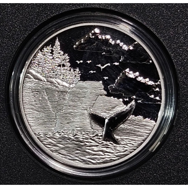 2005 Canadian $20 National Parks Collection #2: Mingan Archipelago 99.9% Fine Silver Coin