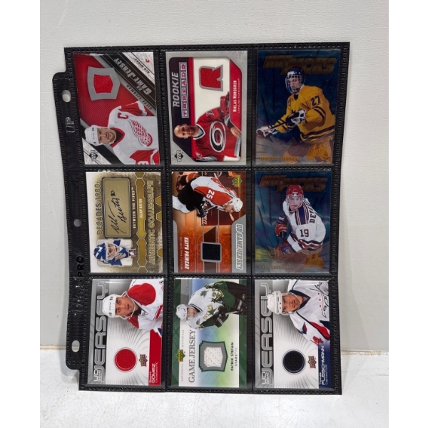 Binder Sleeve of NHL Cards - Various Years