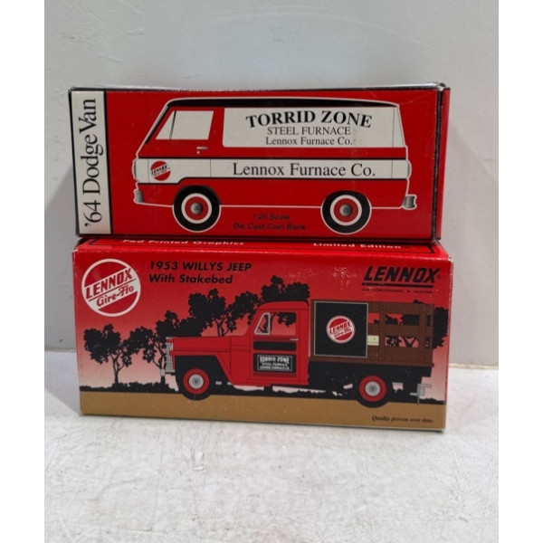 Lennox Die Cast Vehicles