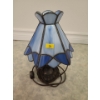 Image 1 : Tiffany style lamp blue with flowers - 5W, 10T 