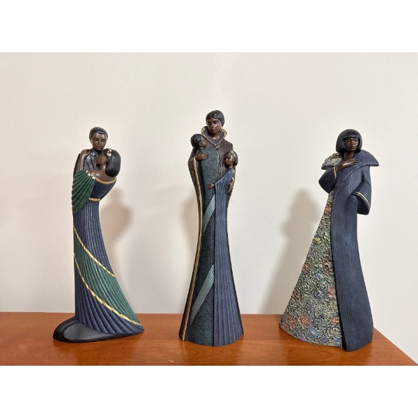 Mahogany Princess Figurines 'Guidance', 'In Love', 'Unforgettable' (11T) 