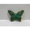 Image 3 : 3 Chalk Teal and Gold Butterfly Wall Hangings - Smaller 8W, Larger 15W