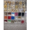 Image 3 : Assorted Craft Beads and Containers as Shown