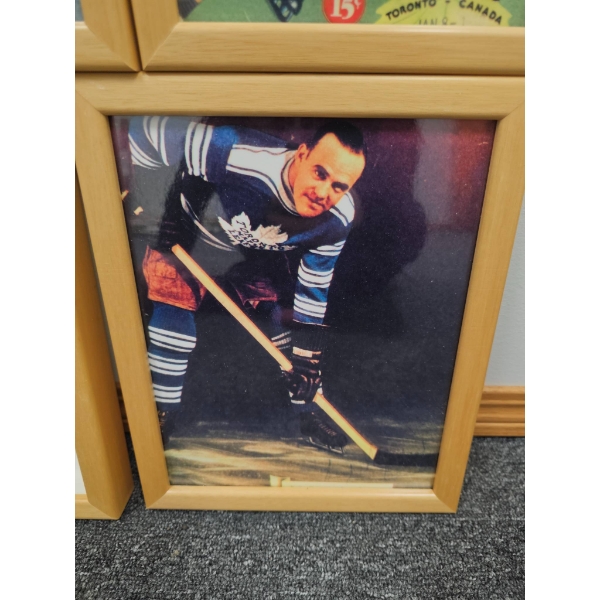 Framed Toronto Maple Leafs Memorabilia