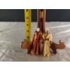 Image 10 : Vintage 1977 Kenner Star Wars - Obi-Wan Kenobi and a Tusken Raider Figures with Original Vinyl Capes