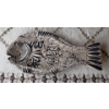 Image 1 : Large Islamic Calligraphy Ceramic Fish, Tunisia - 32L