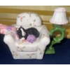 Image 4 : Wade Whimsies Figurines By Wade Ceramics & Decorative Teapot to Resemble a BarCart