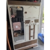 Image 6 : Wood Wardrobe with Mirror, Carved Accents and Cedar Interior
