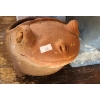 Image 4 : Outdoor Head Statue 7 W, 7 D, 147 T, Frog Planter, Also Plant Pots In Box- Largest: 14" Diameter