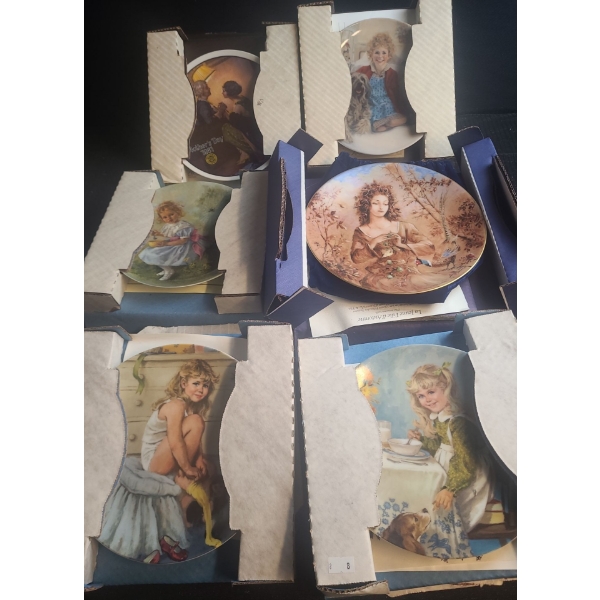 Collection of Plates Including: "The Autumn Girl"
