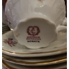 Image 3 : Bernadotte Porcelain "Sonata" Pattern Includes: Plates, Cups, and Saucers