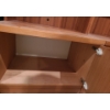 Image 5 : Wooden Bookcases/ 3 Pieces- Small: 23.5 X 17.5 X 68, Larger w/ Glass Doors: 47.5 W
