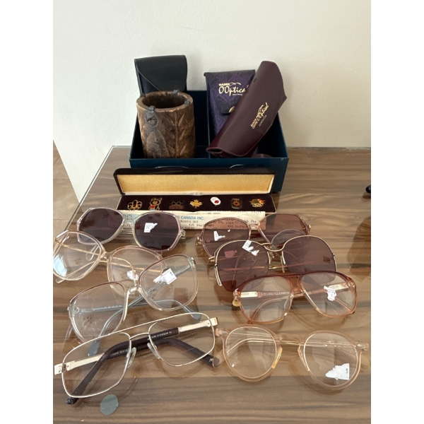 Glasses  (Prescription? See Pics)  & Olympic Pin Collection