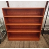 Image 1 : Four Shelf Wooden Bookcase - 48"H x 48"W x 12"D