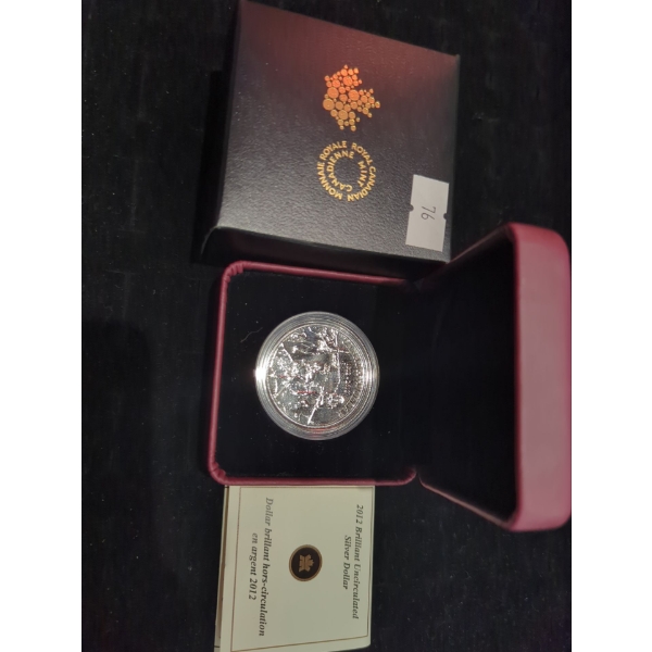 RCM 2012 Brilliant Uncirculated Silver 99.99 Dollar 36.07g