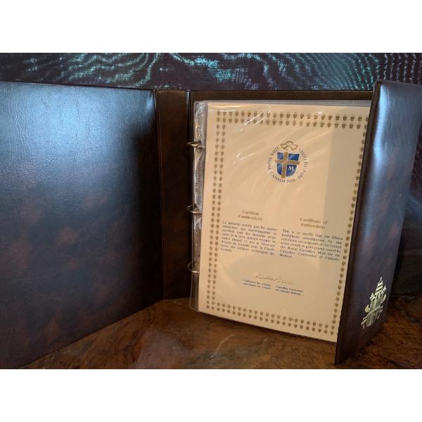 'Papal Visit' Gold Plated Coin Collection Booklet w/ CoA 