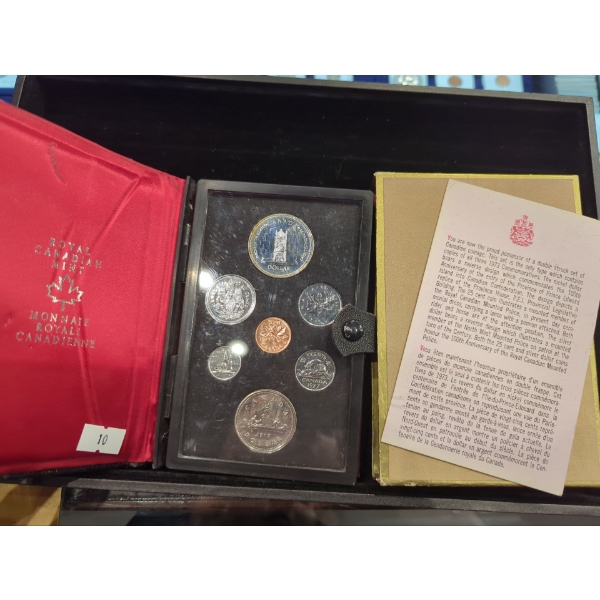 RCM 1992 Double Dollar Proof Set Throne of the Senate Silver Dollar 25.17g 92.5% Silver Dollar